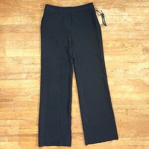 White House Black Market Pants Size 0 Regular NWT Black Crepe Wide Leg